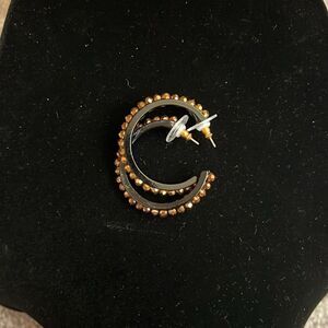 Premier Designs “Copper Falls” hoop earrings